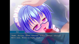 Anime Vixen Overwhelmed by Torrential Cum Shot in Hot Lewd Moment
