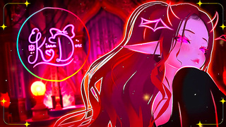 Demon Queen Dominates Her Human Slave in Fiery Hentai Encounter creampie