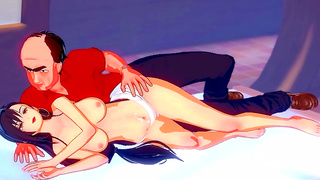 Curious Student Warms Up His Sensei With Hot Blowjob Action