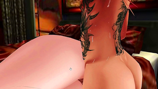 Warriors Peak in Fierce Hentai Combat of Desire and Lust