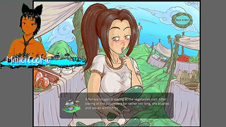 Cute Anime Girl Teases Royal Lust with Seductive Dance Steamy Pleasures