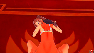 Curvy Hentai Goddess Rides Hard for Ultimate Pleasure Explosion