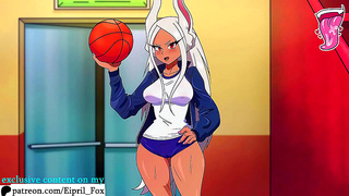 Voluptuous Anime Babe Enjoys Teasing Handjob Leading to Mind-Blowing Orgasm