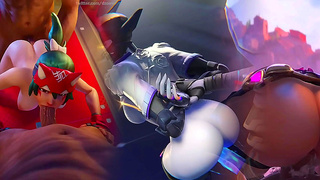 Sultry Anime Vixen Enjoys Steamy Multi-Cock Encounter in Hot Hentai Action
