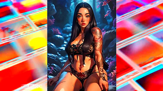 Curvy Teen Embraces Forbidden Desires in Sultry Animated Hentai Dream
