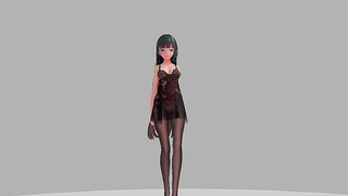 Curvy Manga Muse Seduces Older Otaku in Sultry Gaming Loft Tryst