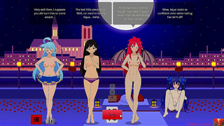 Genshin Girls Battle with Sensual Blowjobs Leading to Creampied Ecstasy