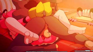 Twin Busty VTubers Tempt Fans with Hot Hentai Action Creampie Finale