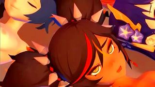 Ghost and Maid Seduce Each Other in Steamy Blowjob Battle – Magical Lust Unleashed