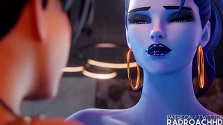 Reyna Teases Lonely Gamer with Lush Curves in Hot Hentai Encounter