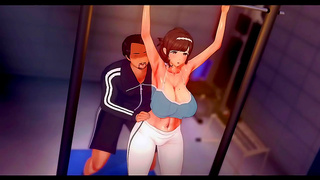 Wife Records Secretive Naked Tryst for Forbidden Cartoon Romance