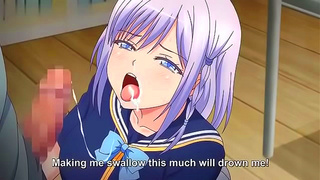 Blonde Teen Devours Massive Cock in Steamy Deepthroat Encounter