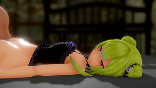 Blonde Futanari Lovers Ignite Steamy Forest Encounter in Fantastical Animation