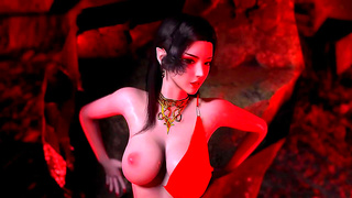 Sultry Blue-Haired Beauties Ignite Beach Passion in Wild Hentai Encounter